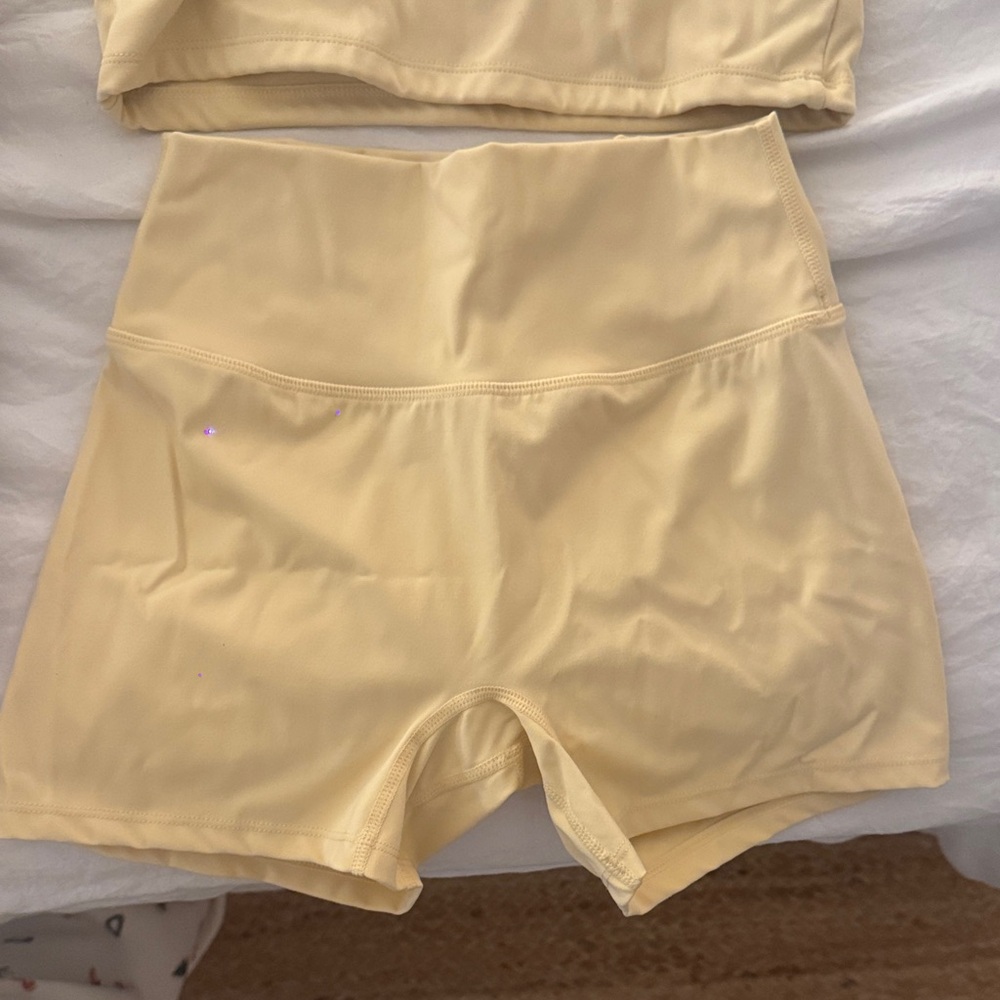 Amazon Yellow Two-Piece Workout Set - image 2